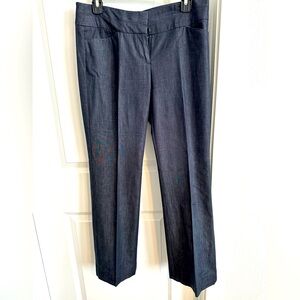 Denim dress trousers